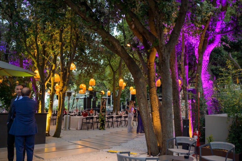 dettagli eleganti Casacon Sirolo evento di lusso Marche