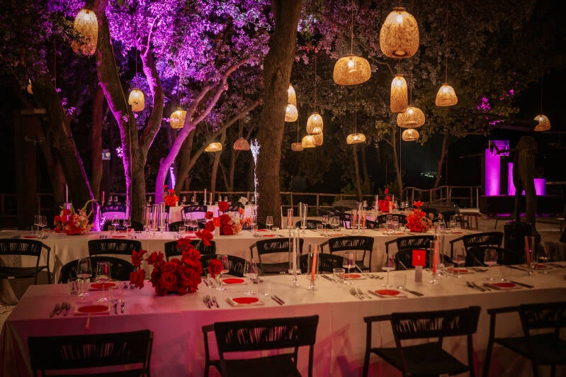 allestimento luxury wedding Casacon Sirolo Riviera del Conero