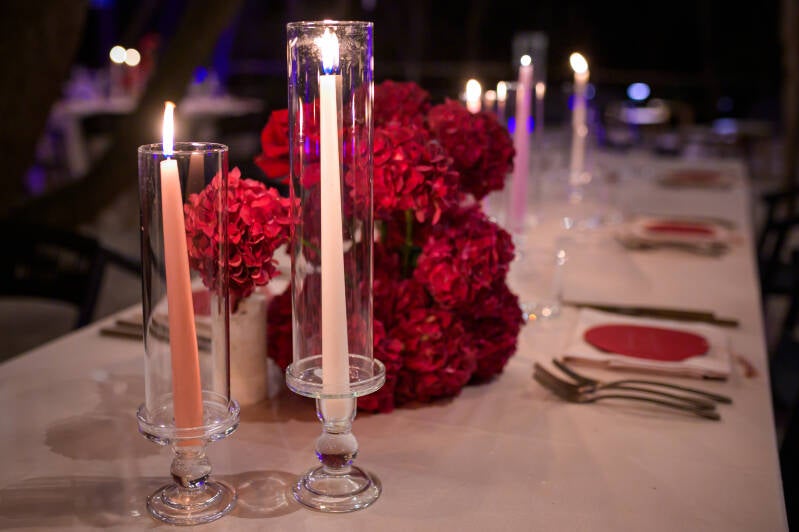 centrotavola fiori anniversario elegante costa adriatica