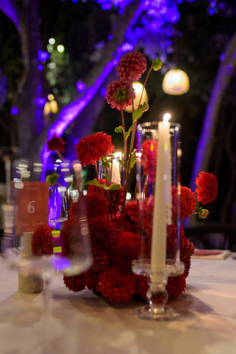 centrotavola fiori anniversario elegante costa adriatica