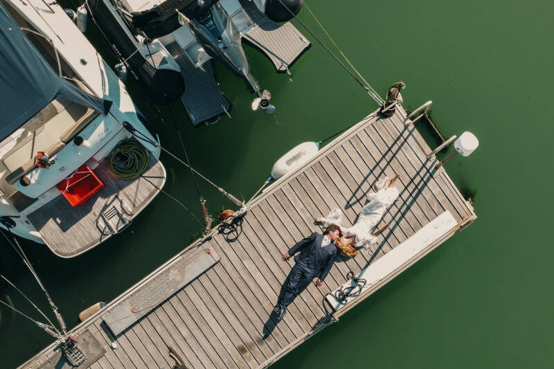 sposi cerimonia Molo Sud porto San Benedetto del Tronto