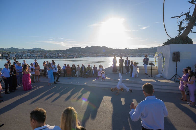 capoeira cerimonia matrimonio Molo Sud San Benedetto del Tronto maggio 2025
