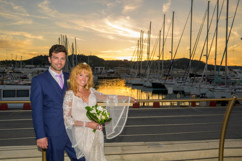 spettacolo capoeira tramonto mare Adriatico matrimonio Marche 2025