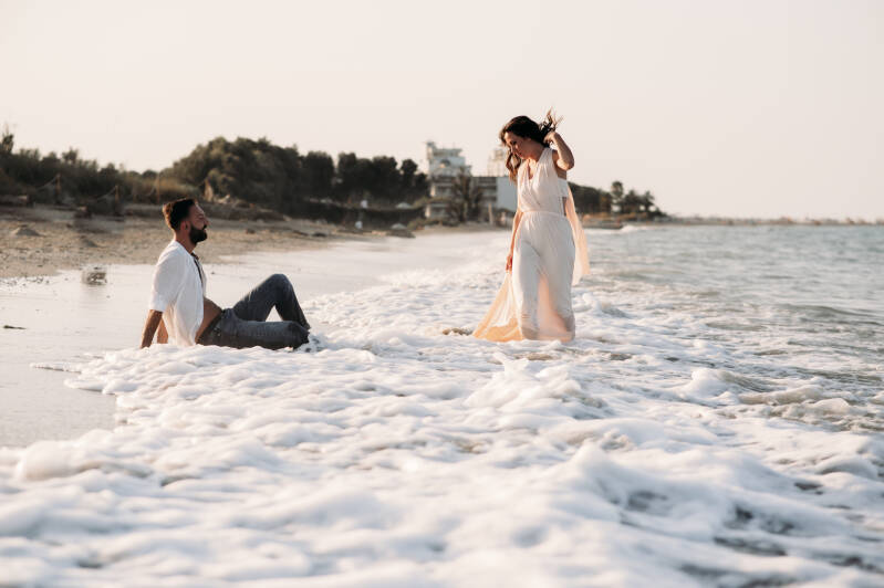 coppia fidanzati Grottammare Alta panorama mare Adriatico