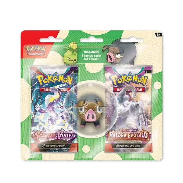 Back to School Eraser 2 pack blister Lechonk