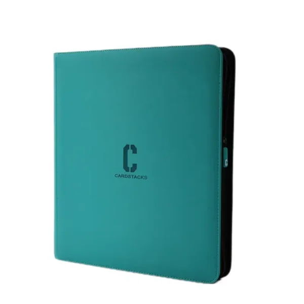 Cardstacks 12-pocket binder Teal