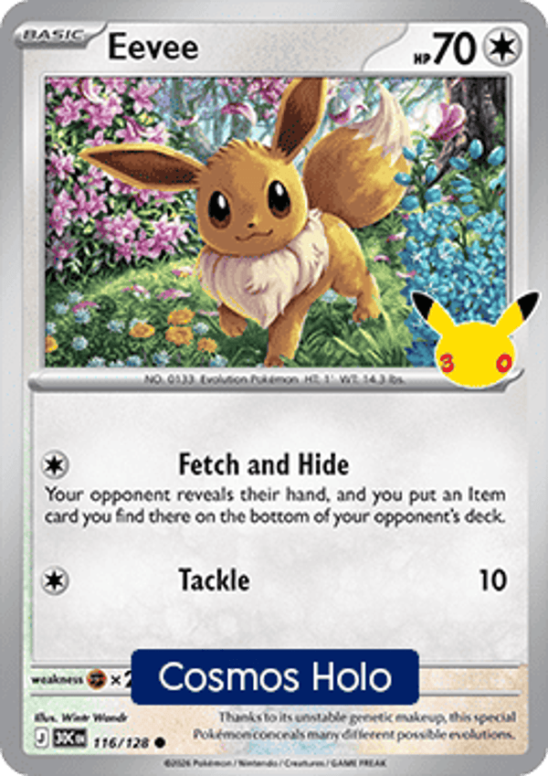 30C 116 Eevee cosmos holo