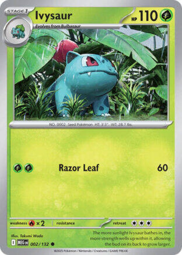 MEG 002 Ivysaur reverse holo