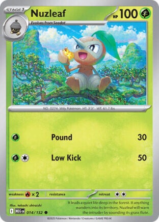 MEG 014 Nuzleaf reverse holo