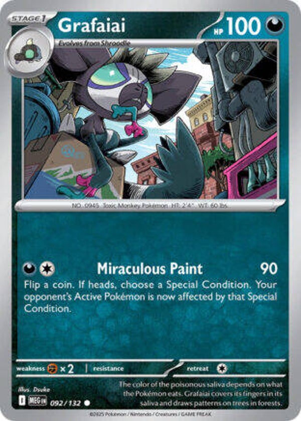 MEG 092 Grafaiai reverse holo