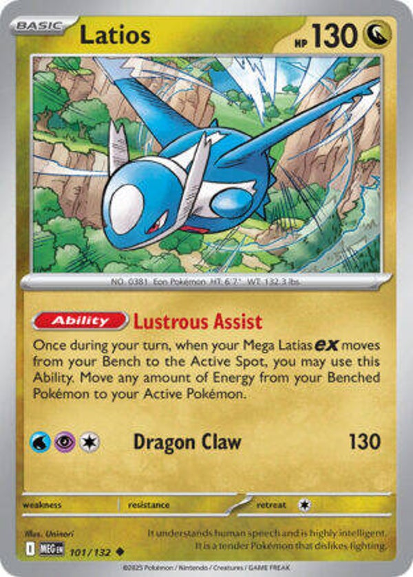 MEG 101 Latios reverse holo