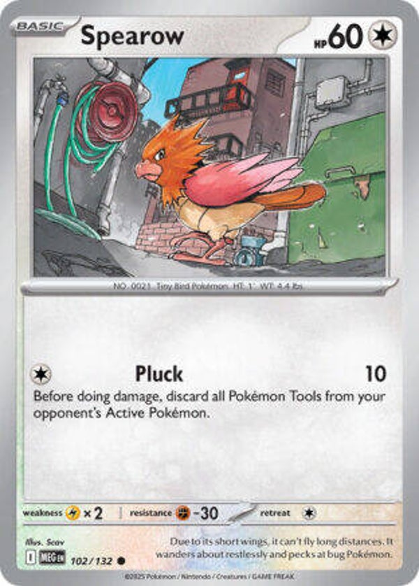 MEG 102 Spearow reverse holo