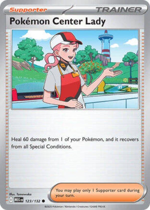 MEG 123 Pokemon Center Lady reverse holo