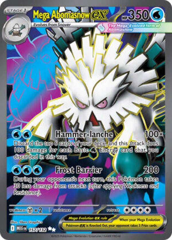 MEG 157 Mega Abomasnow EX