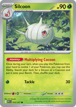 ASC 012 Silcoon energy pattern reverse holo