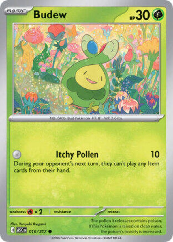 ASC 016 Budew ball pattern reverse holo