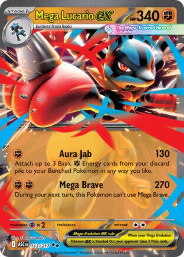 ASC 113 Mega Lucario EX