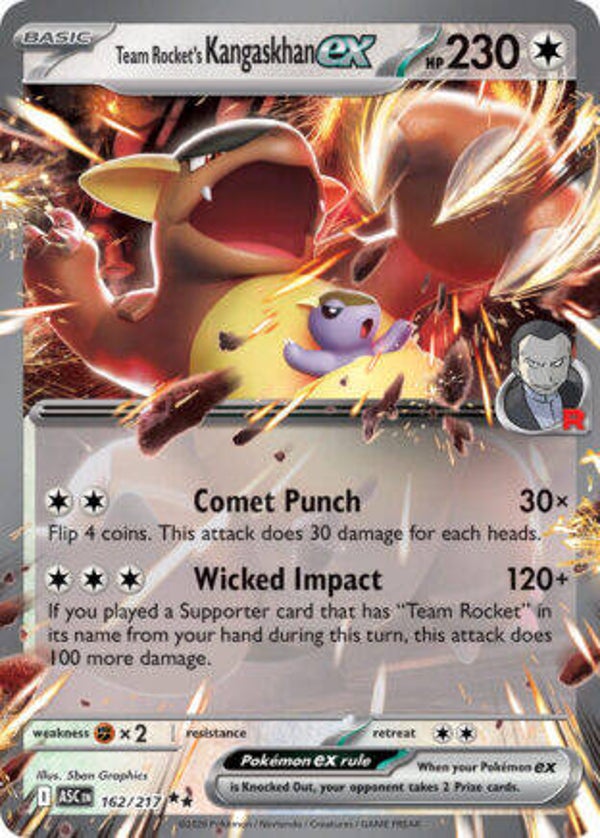 ASC 162 Team Rocket's Kangaskhan EX