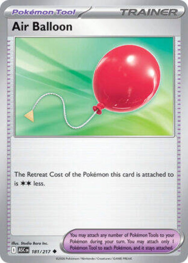ASC 181 Air Balloon reverse holo