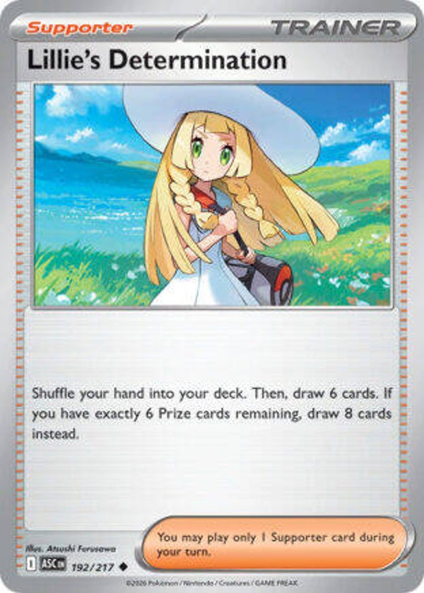 ASC 192 Lillie's Determination reverse holo