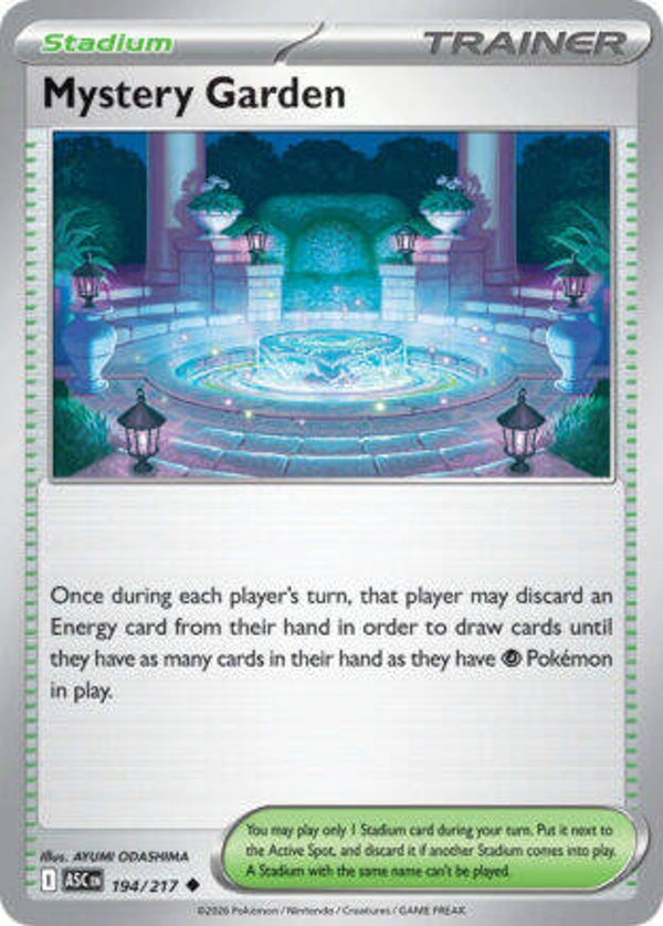 ASC 194 Mystery Garden reverse holo