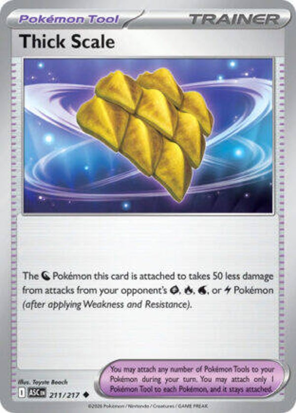 ASC 211 Thick Scale reverse holo