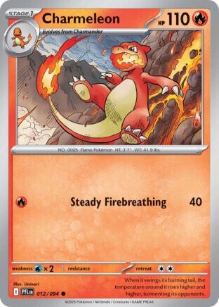 PFL 012 Charmeleon reverse holo