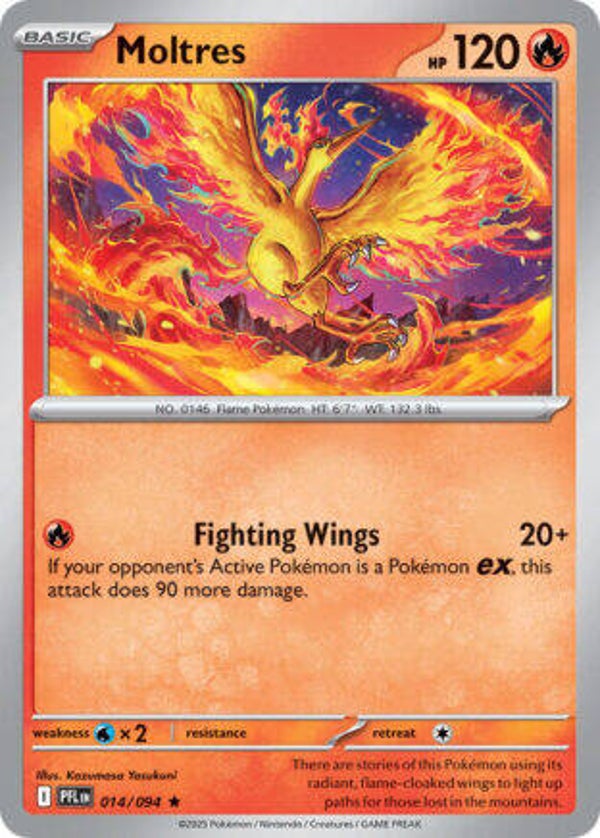 PFL 014 Moltres reverse holo