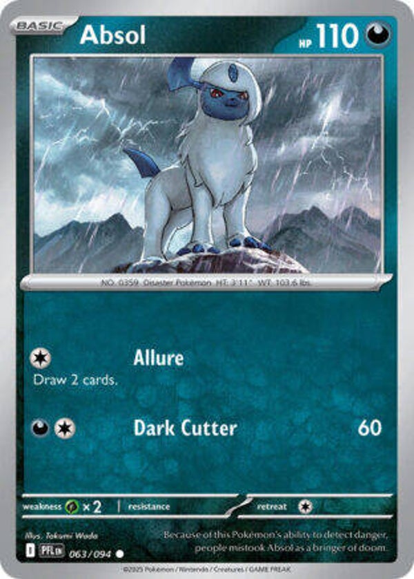 PFL 063 Absol reverse holo