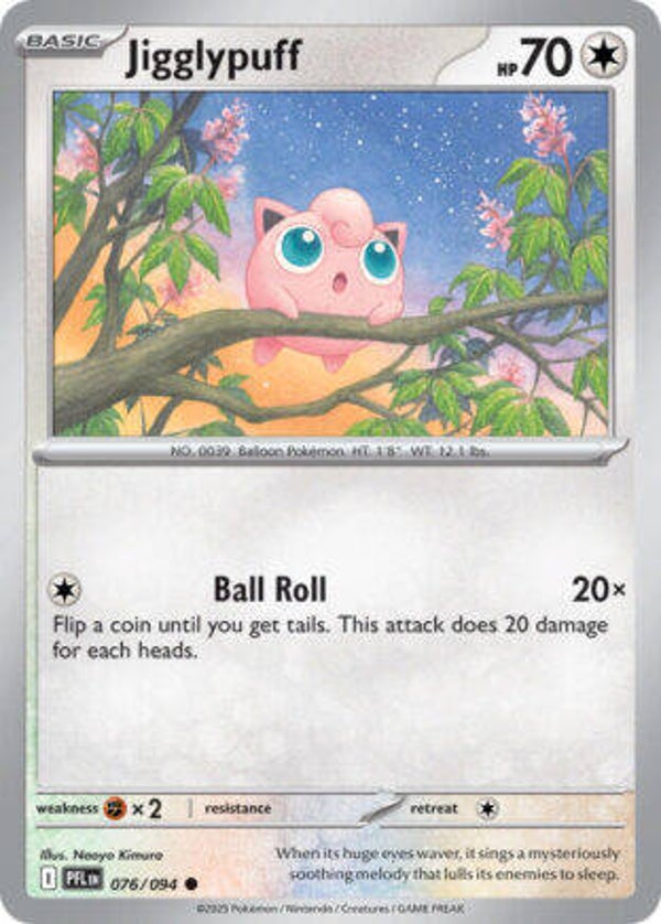 PFL 076 Jigglypuff reverse holo