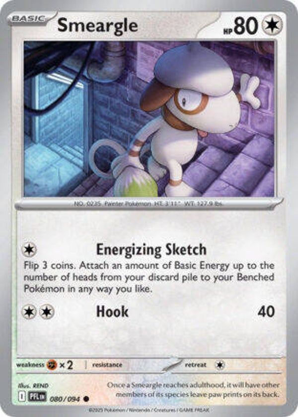PFL 080 Smeargle reverse holo
