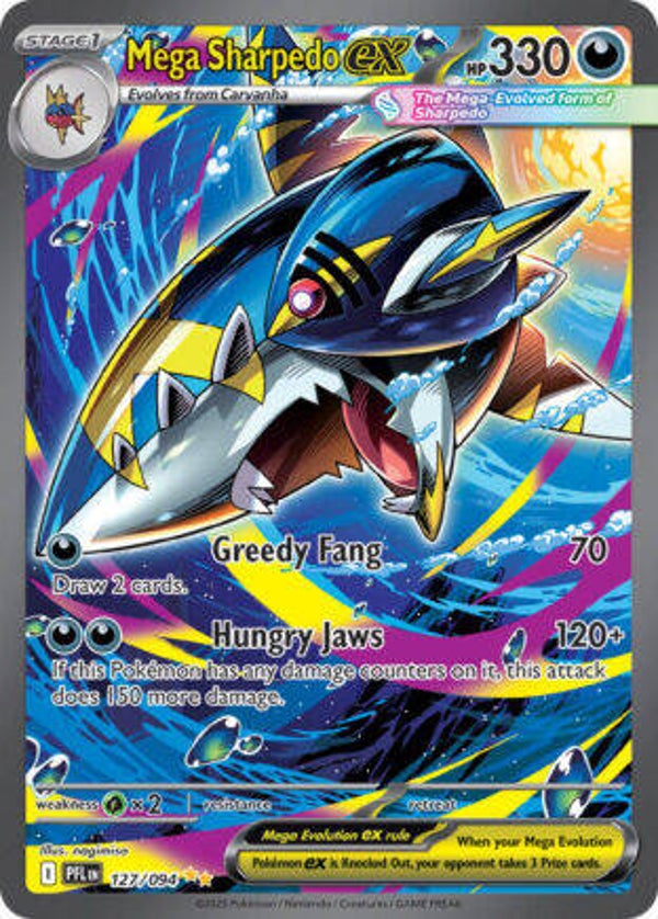 PFL 127 Mega Sharpedo EX
