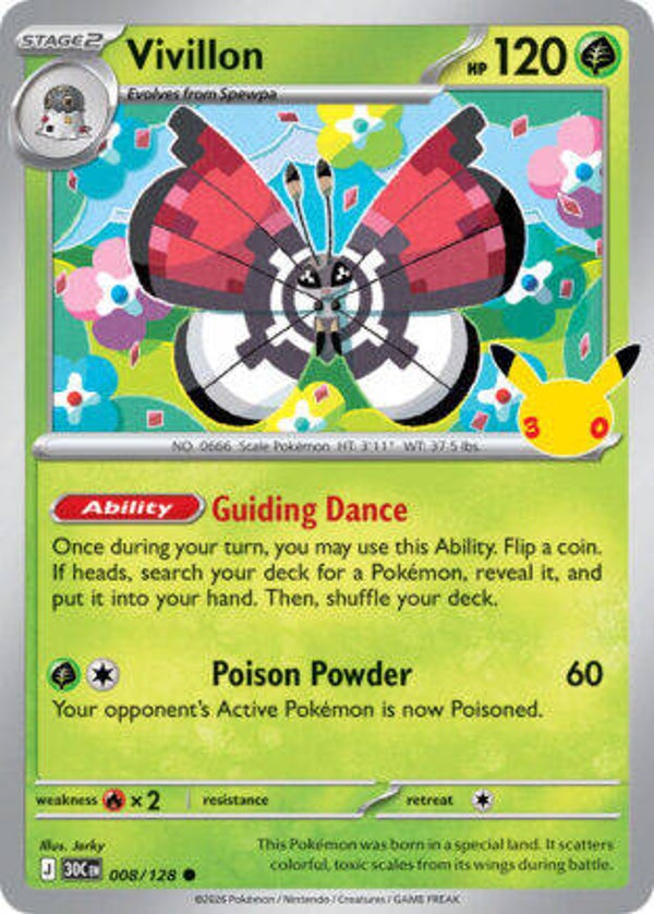 30C 008 Vivillon holo