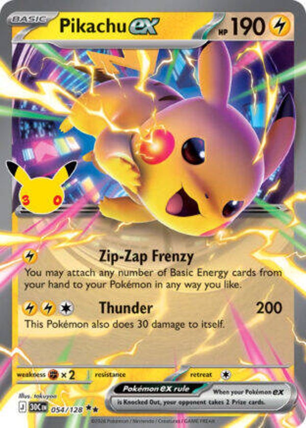 30C 054 Pikachu EX