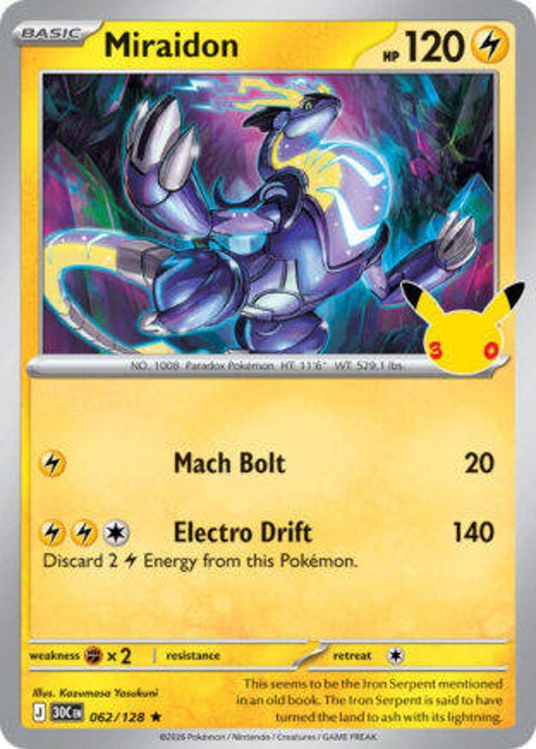 30C 062 Miraidon holo