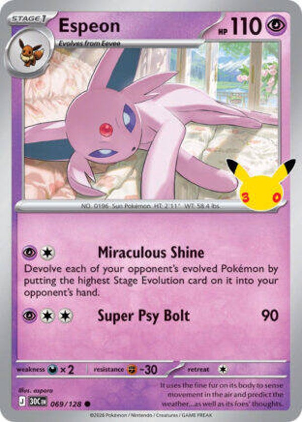 30C 069 Espeon holo