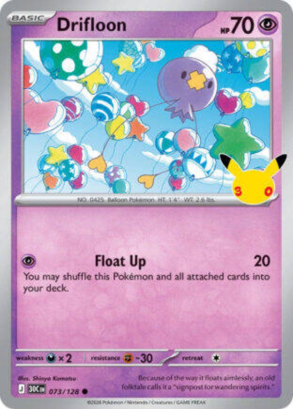 30C 073 Drifloon holo