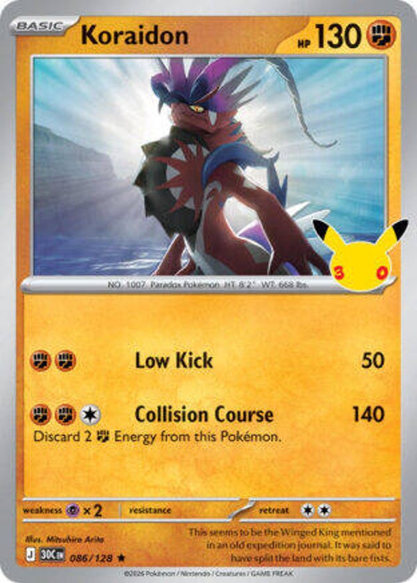 30C 086 Koraidon holo
