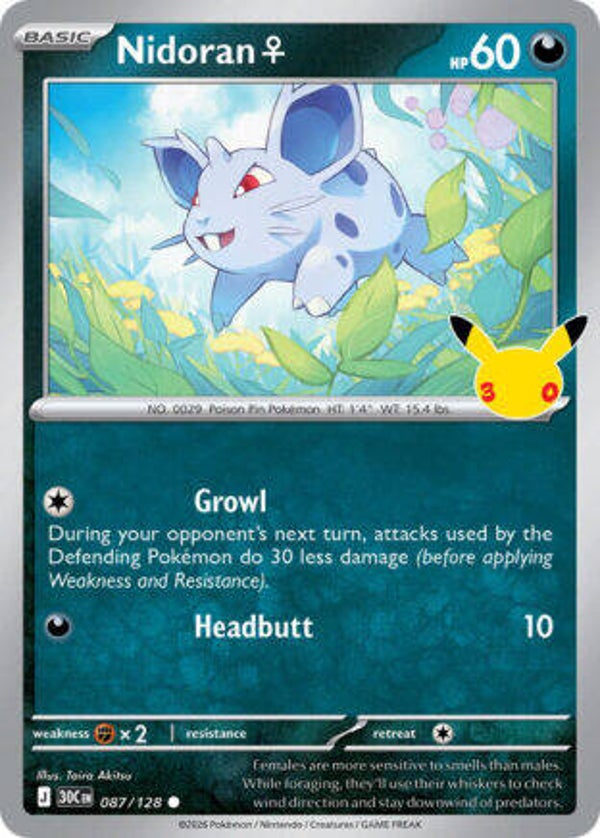 30C 087 Nidoran holo