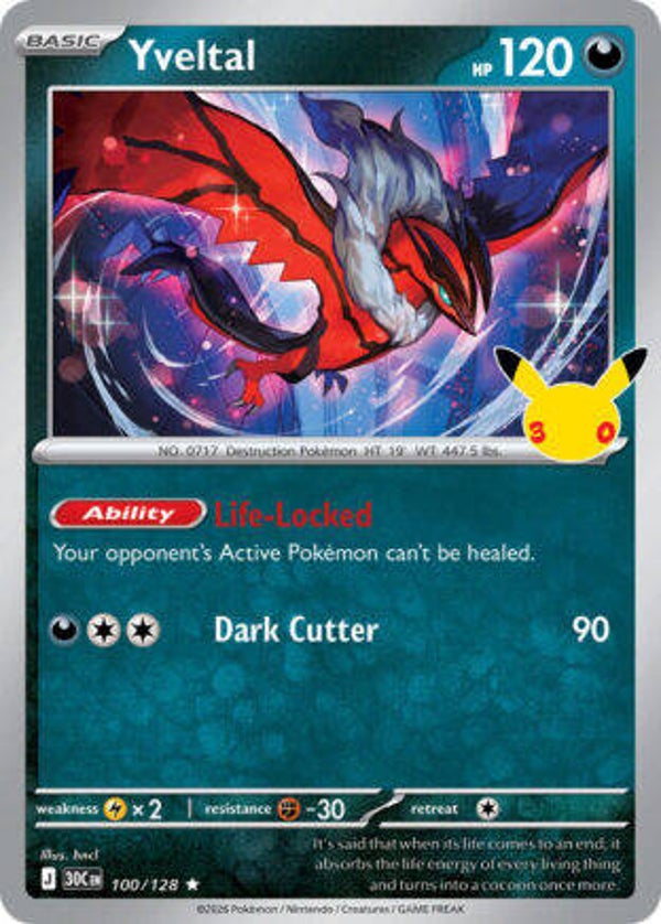 30C 100 Yveltal holo