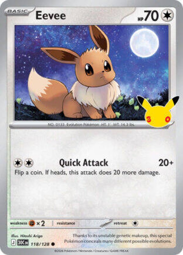30C 118 Eevee holo
