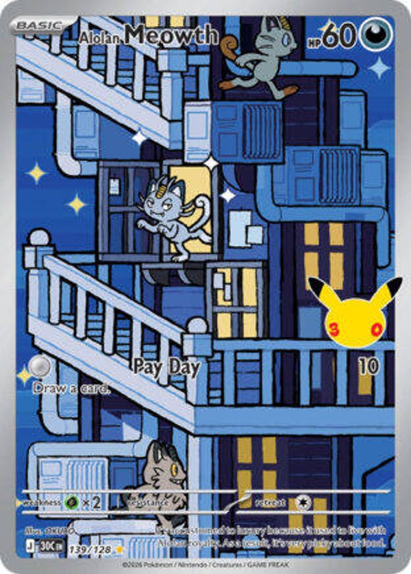 30C 139 Alolan Meowth