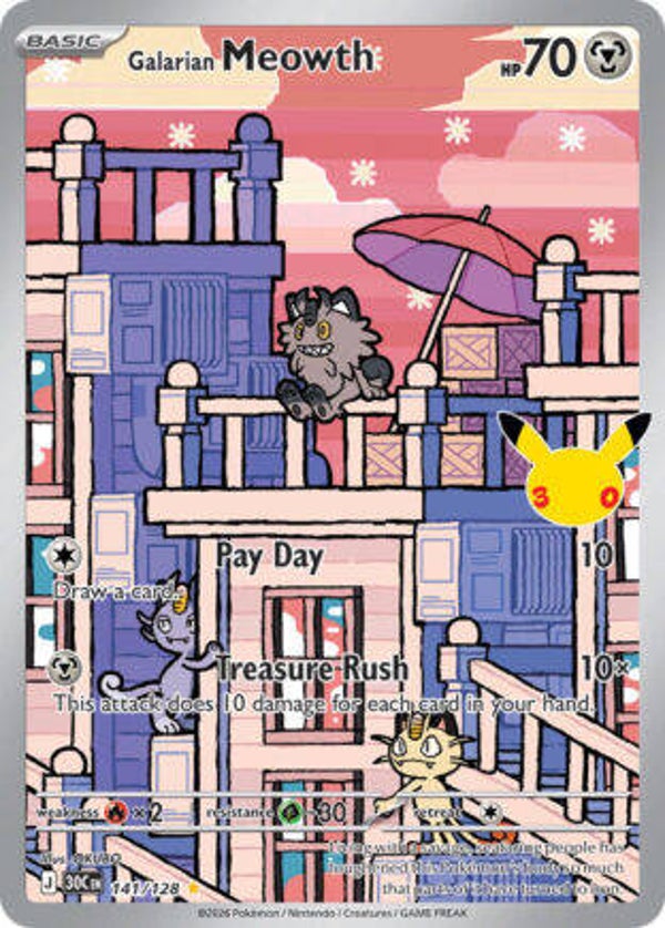 30C 141 Galarian Meowth