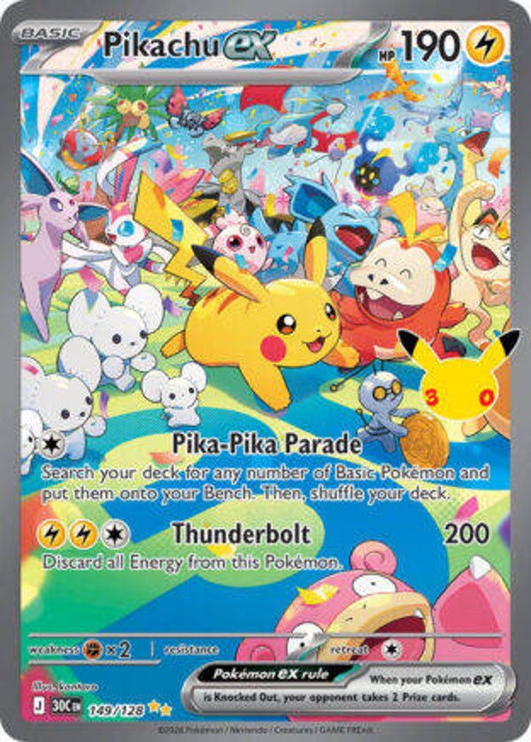 30C 149 Pikachu EX