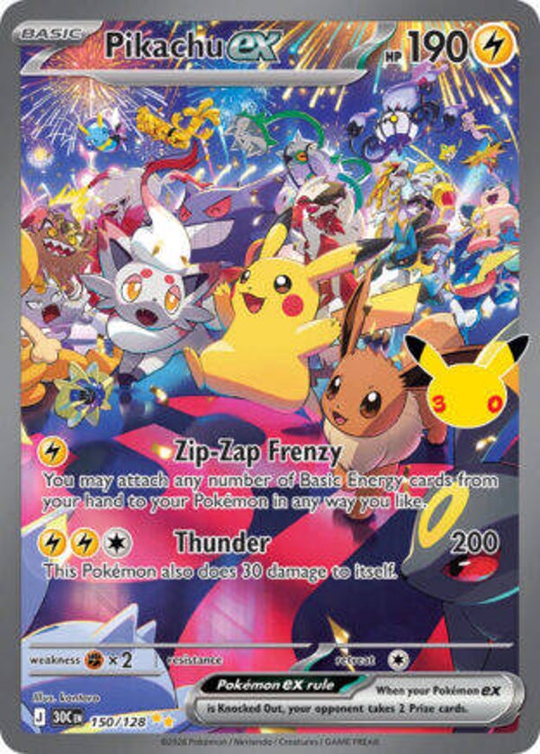 30C 150 Pikachu EX