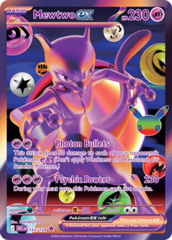 30C 157 Mewtwo EX