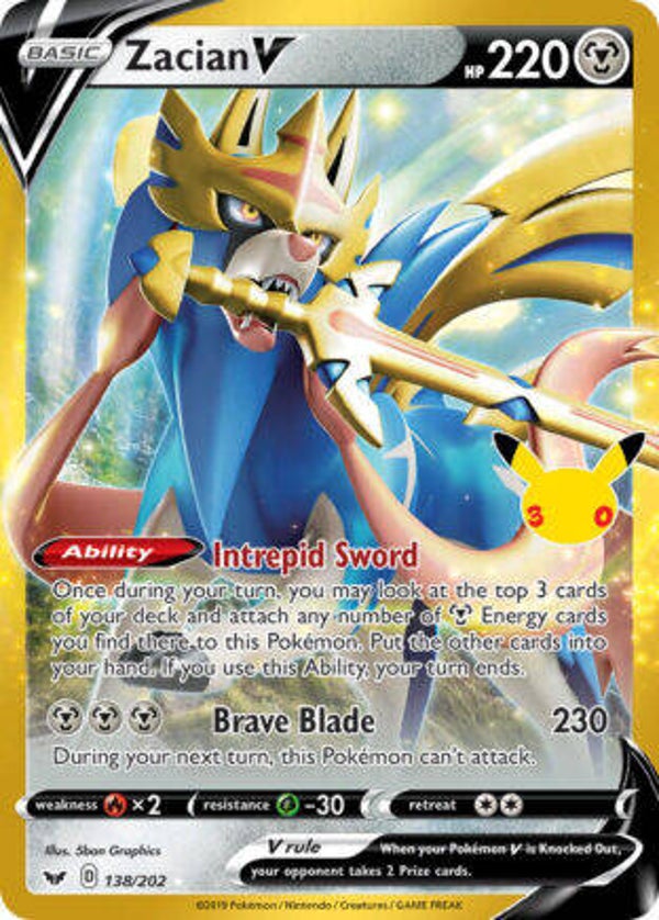 30C Classic 138 Zacian V