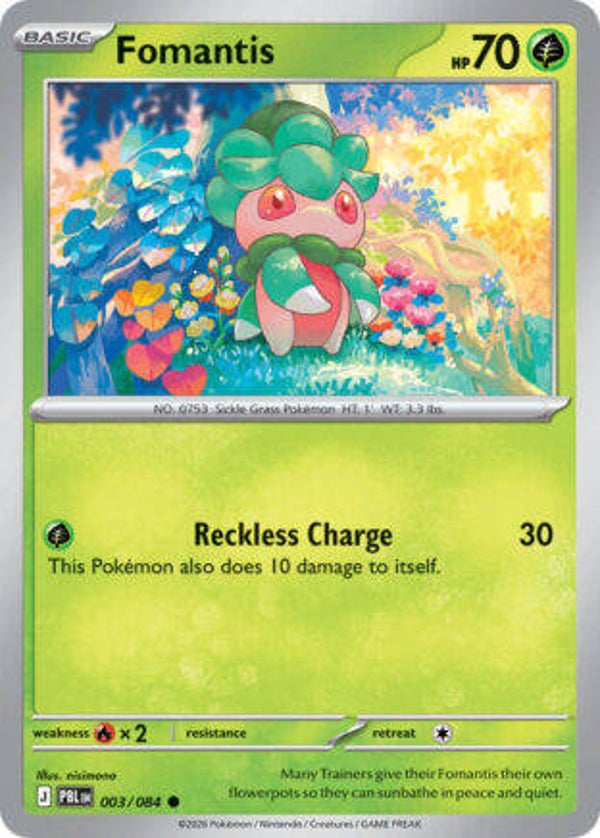 PBL 003 Fomantis reverse holo