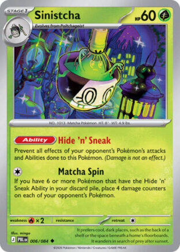 PBL 006 Sinistcha reverse holo