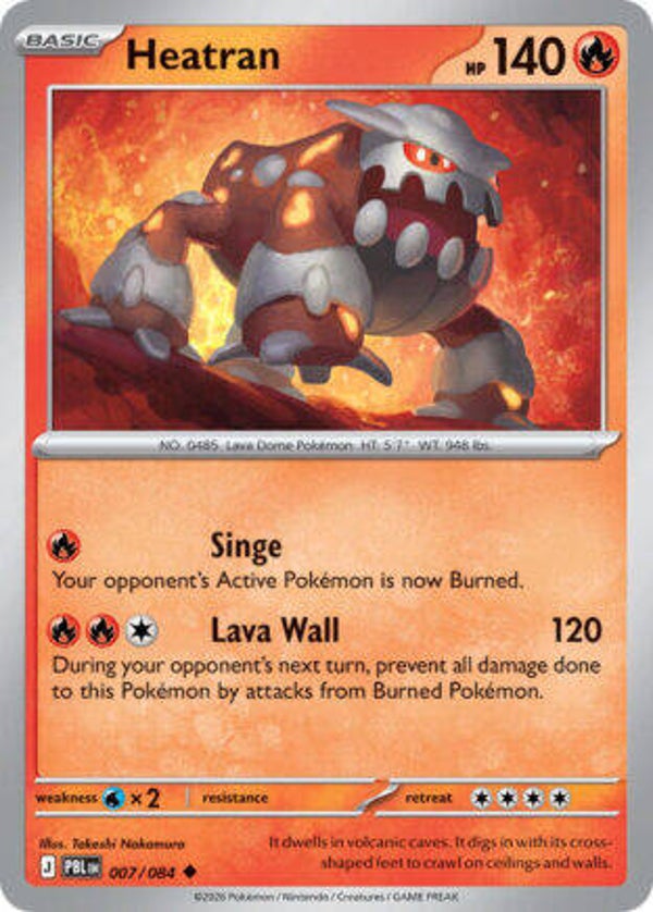 PBL 007 Heatran reverse holo